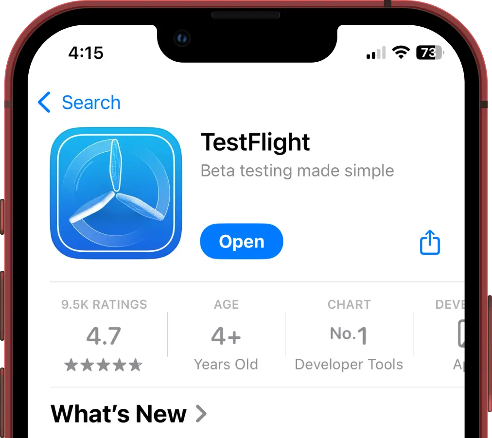 Testflight for the Sheli App on Apple App Store